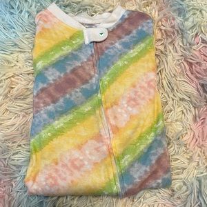 Burt’s Bees Baby St. Patrick’s Rainbow 3-6M Loose Fit Sleeper